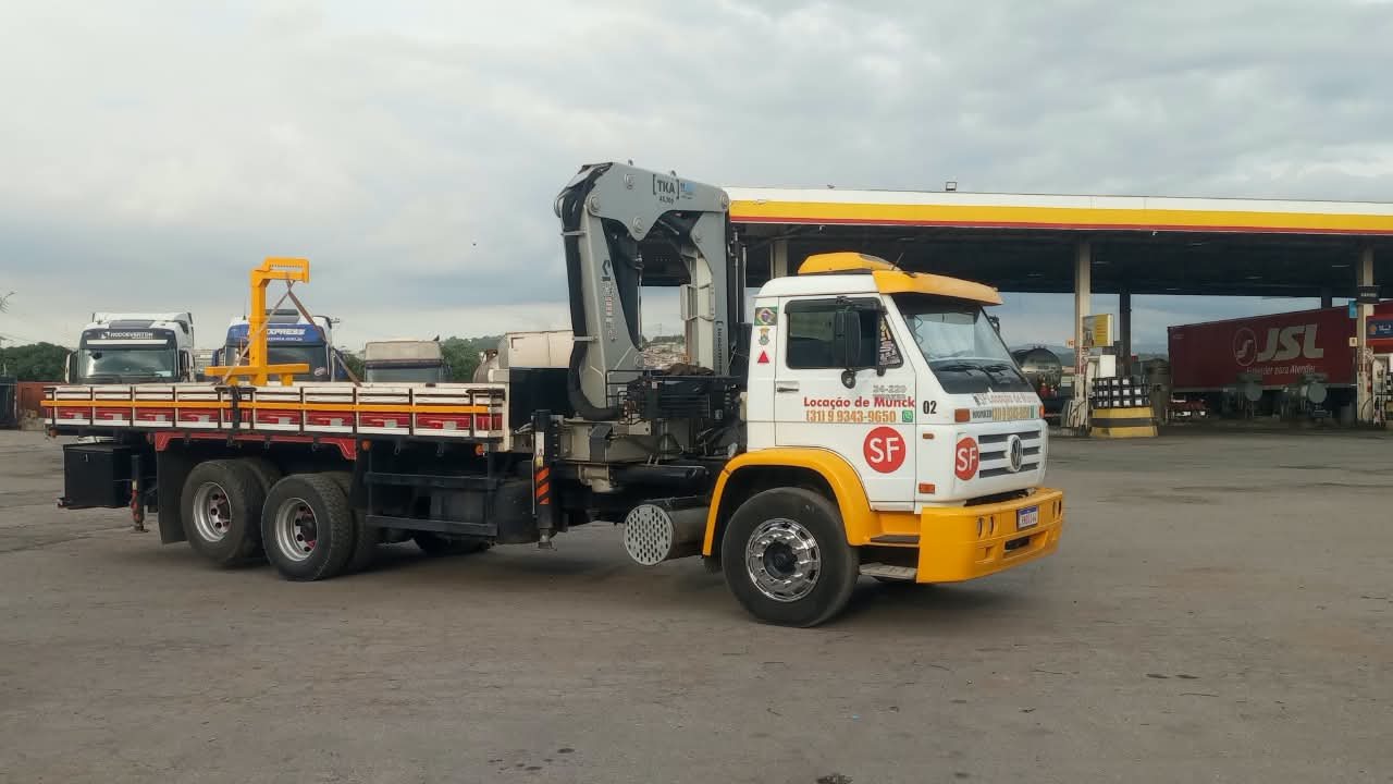 Equipamento da SF Locações no local